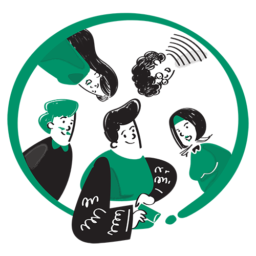 People playing board games